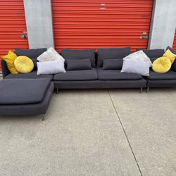 🇺🇸🔥🇲🇽👀SALE!+🚚DELIV! - MODERN IKEA SÖDERHAMNFAMILY SIZE STYLISH AFFORDABLE SECTIONAL SOFA