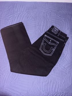 True religion jeans size 30 black and white