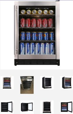 Magic Chef Beverage HMBC58ST 23.4 in. 154 (12 oz.) Can Cooler in Stainless Steel