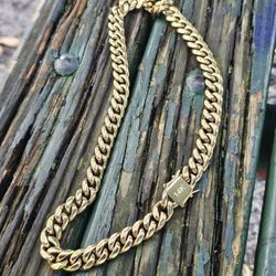 I Deliver I Ship 14k Gold Plated Chain