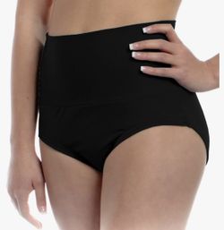 B  Dancewear Womens High Waisted Brief Small Black Adult 