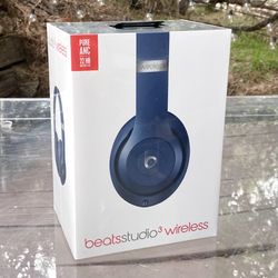 Beats By Dre Beats Studio 3 Wireless Headphones Navy