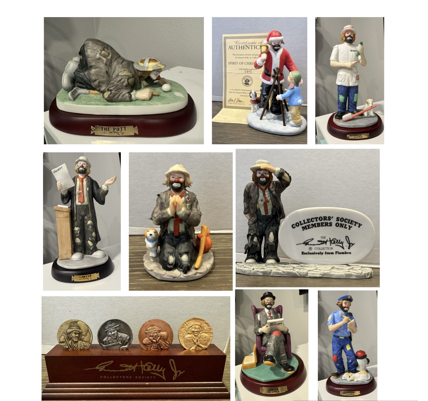Emmett Kelly Jr Clown Collection