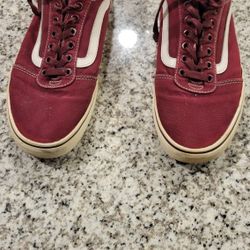 Vans Old Skool Port Royale Maroon(size 11 Men)