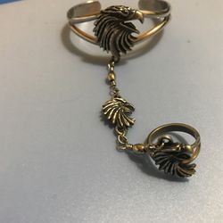 Antique Bracelet Ring Slave Chain 