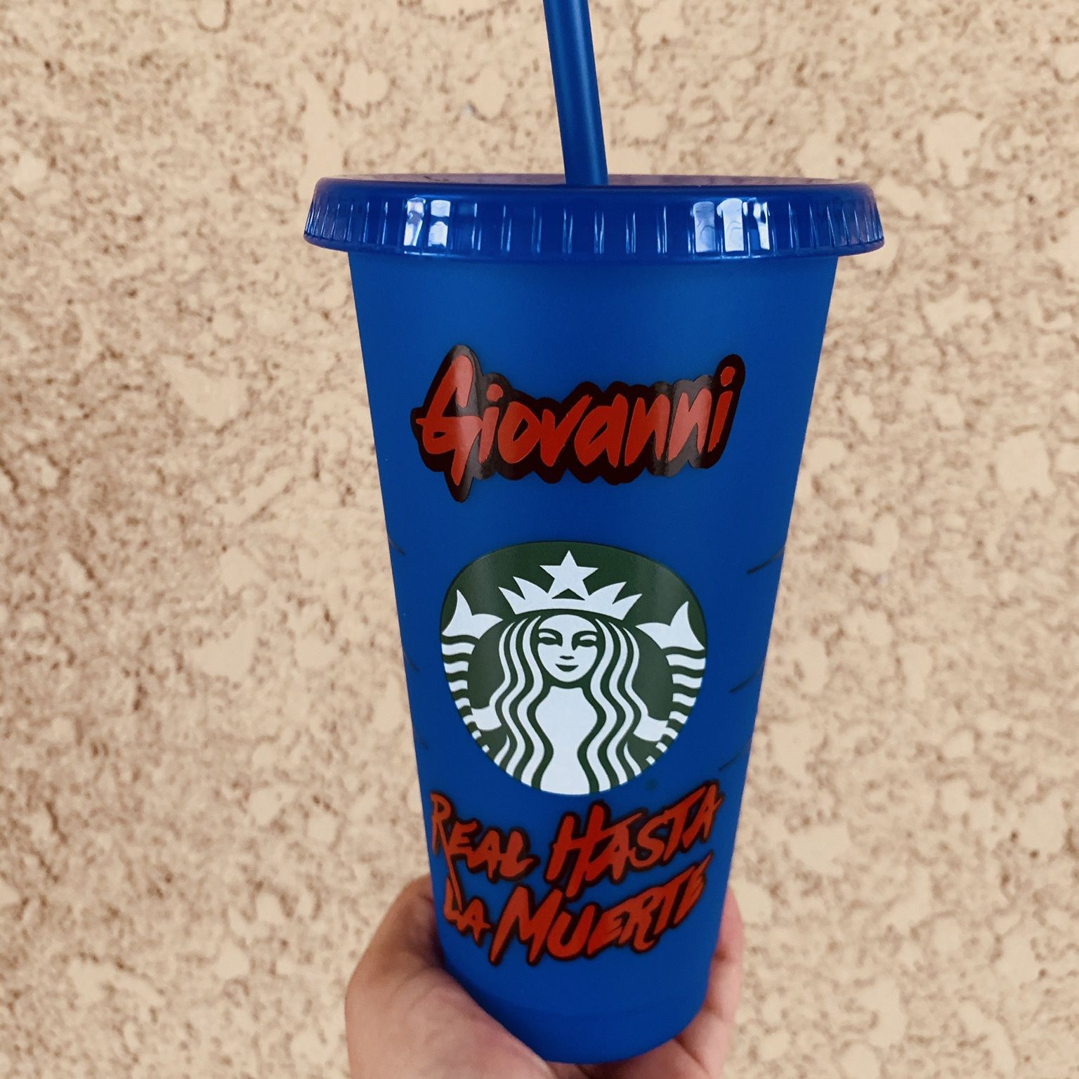 Anuel AA Starbucks cup