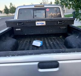 Better Built Black Diamond Plate Truck Tool Box w/ Key – Approx. 64”
