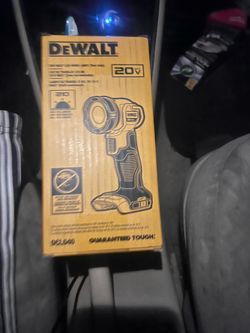 Brand new Dewalt 20v led work light with battery
