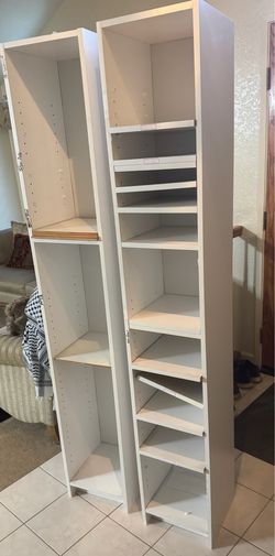 Multi purpose shelves with flexible shelf positions.