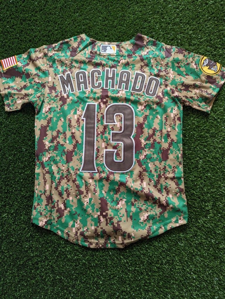 Manny Machado Kids Jersey San Diego Padres Youth Jersey Camo