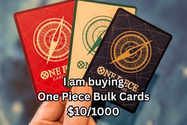 One Piece Bulk Cards