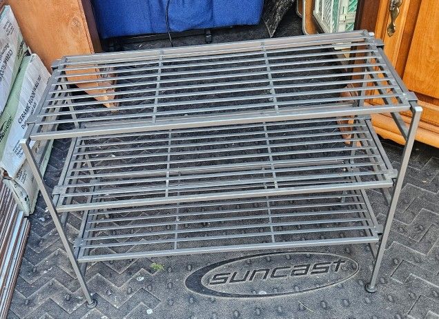 Foldable Metal Shoe Rack