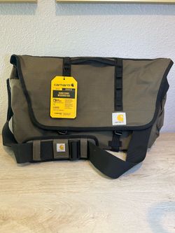 CARHARTT Cargo Series Messenger Bag CB0370 Ripstop Rain Defender Olive Green NWT