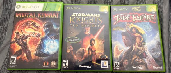 Xbox Game Lot – Mortal Kombat, KOTOR, Jade Empire