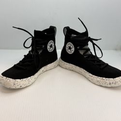 Converse Renew Chuck Taylor All Star Crater Knit High 'Black' Sz Men 3/ Women 5