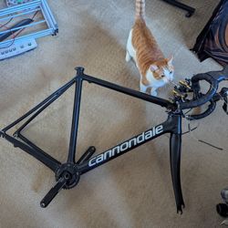Cannondale Carbon Fiber Frame + Crank