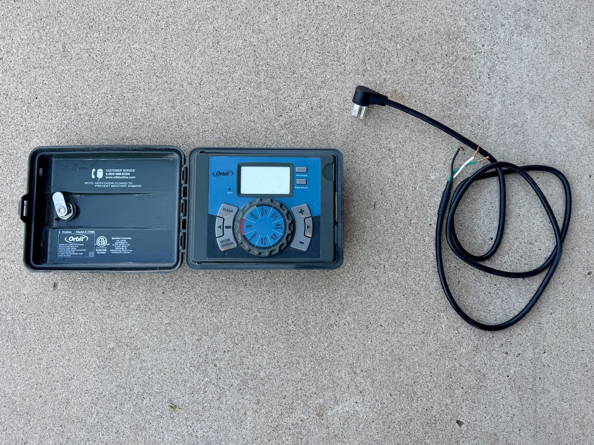 Orbit Easy-Set Logic 6-Station Indoor/Outdoor Sprinkler Timer/Controller