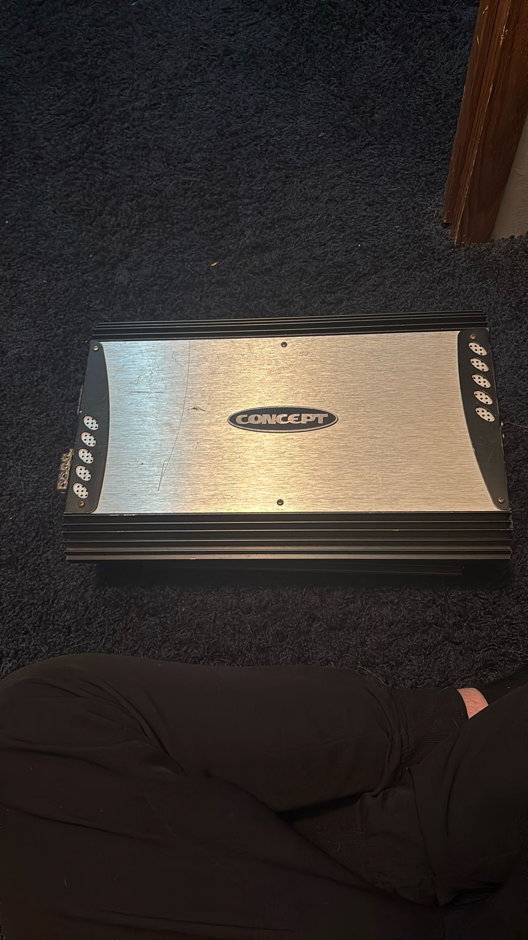 Concept cc-d1200 mono amplifier w/ remote gain