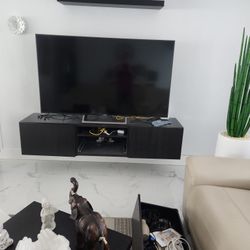 tv floating stand 