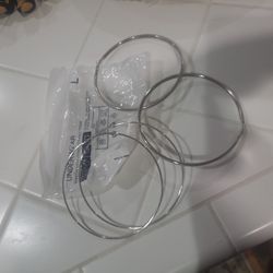 2 Pairs Of Large  Earings 