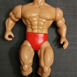 Vintage 1980s AWA Remco Wrestler Rick Martel WWE 6” Action Figure Toy

