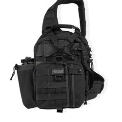 Maxpedition Noatak Gearslinger Backpack w/ Water Bottle Pocket - Black 0434B