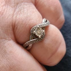 Diamond promise ring 