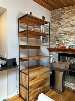 West Elm Industrial Modular Open and Close Storage 33”