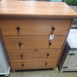 Mid Century Modern Vertical 4 Drawer Dresser(New)