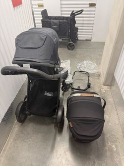 Nuna car seat / stroller and accessories