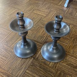 VINTAGE JOHN SOMERS LARGE CANDLE STICK HOLDERS
