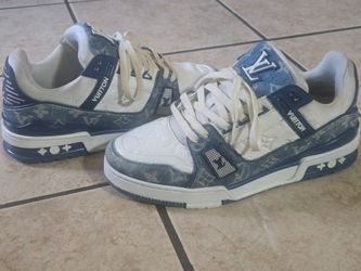 Authentic Louis Vuitton Denim Sneakers