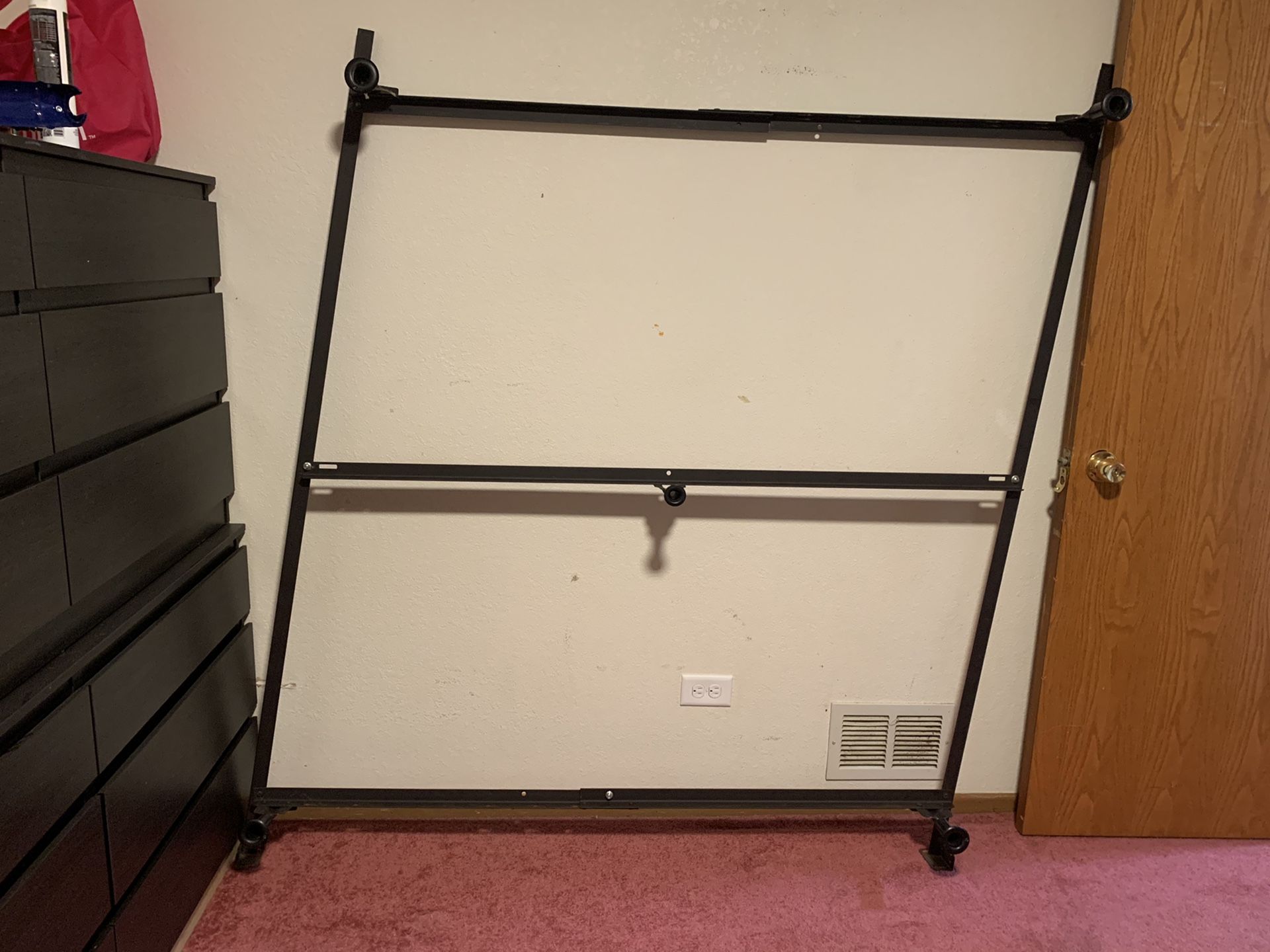 Queen size metal bed frame