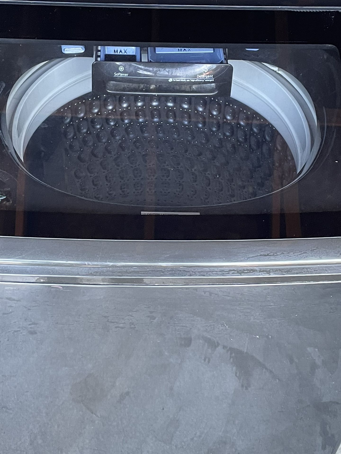 Excellent Condition Samsung Black Stainless Washer