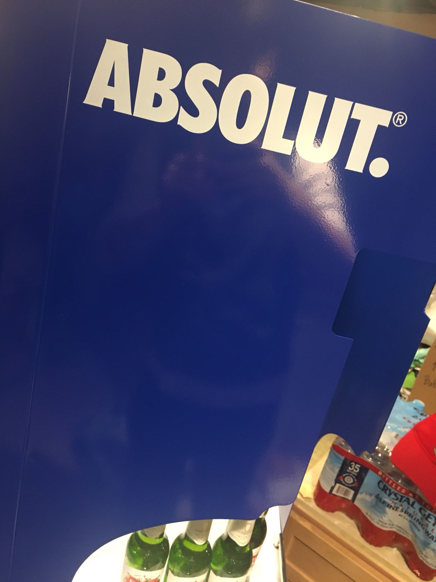 Absolute Vodka Shelving Commercial Display Unit