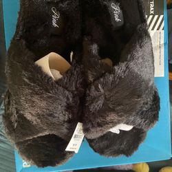 Black victoria Secret Slippers