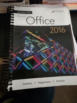 Office Microsoft 2016 Book Benchmak Series