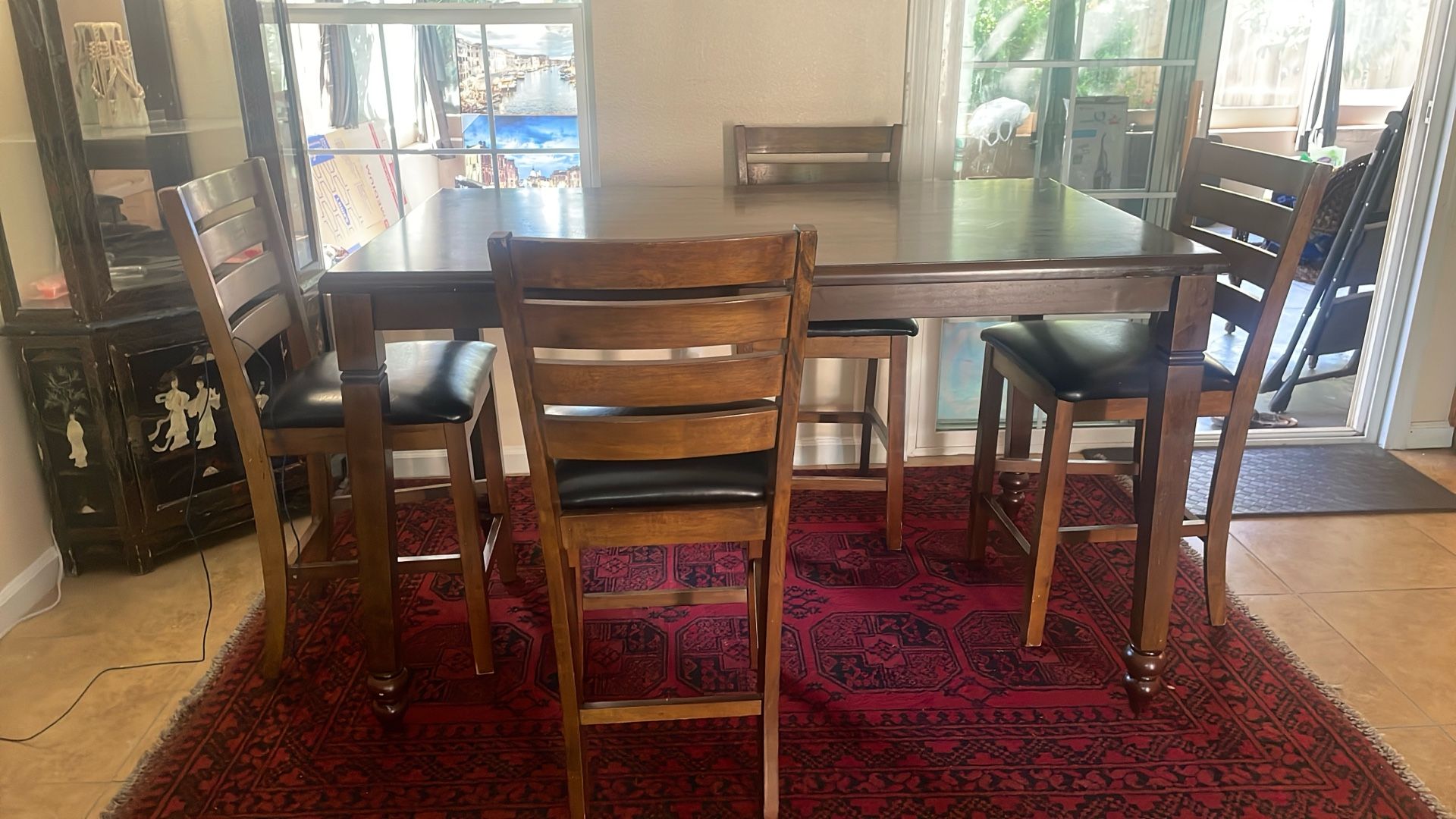 Dining Set / Table With 4 Chairs