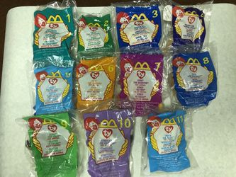 * Rare error 1999/1993 tags Ty Beanie McDonald’s toys 1–11 missing #12