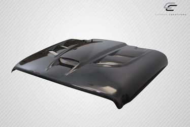 Blemished 2019-2023 Jeep Wrangler JL Gladiator JT Carbon Creations Viper Look Hood - 1 piece