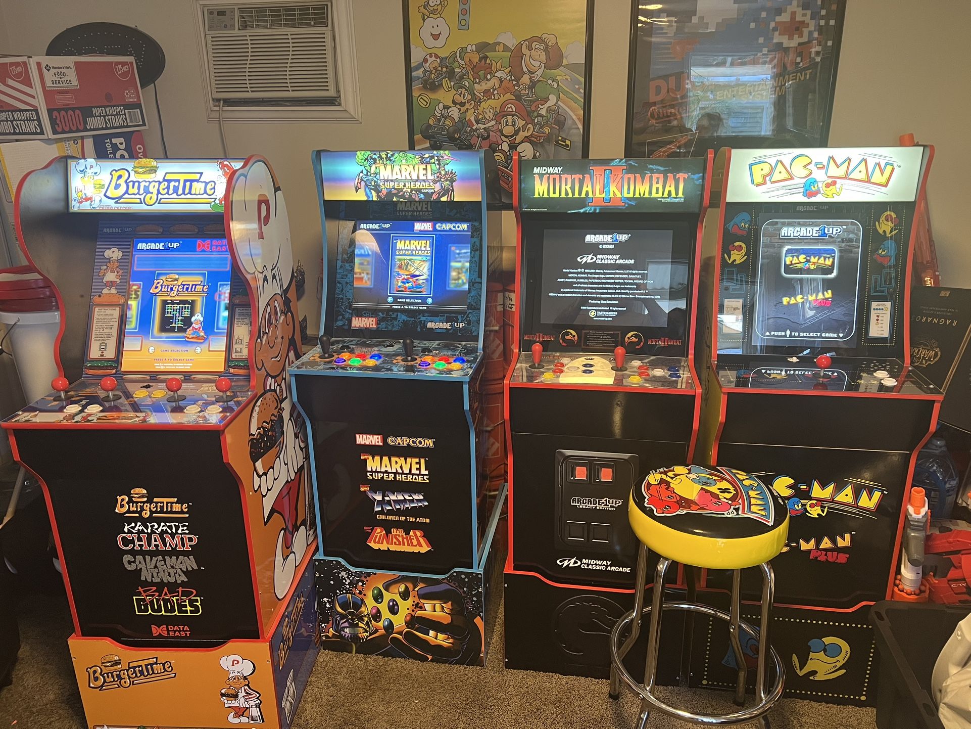 Arcade1Up, 4 Arcades 1 Price (Limited Edition Burger Time Included)