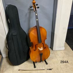 Bellafina Prodigy 3/4 Size Cello with Bow and Case