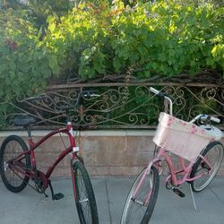 🔥 2 Electra Townie Bikes (7-Speed)🔥