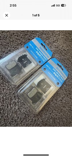 Set of 2 Pairs Shimano Disc Brake Pads BO1S. Pastillas de Freno de Disco