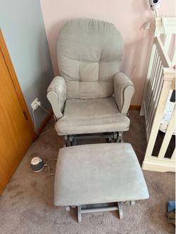 Rocking chair and foot stool