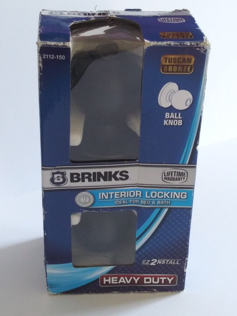 Brinks Interior locking door knob