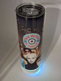 Bruno Mars and Lady Gaga Bluetooth Audio Tumbler -Brand new