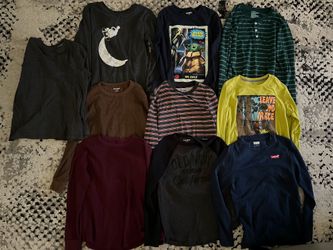 Boys Long Sleeve Lot Size L