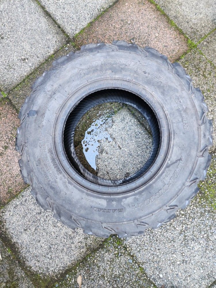 ATV tire.