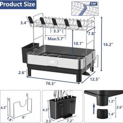 2 Tier Design & Detachable Stainless Steel